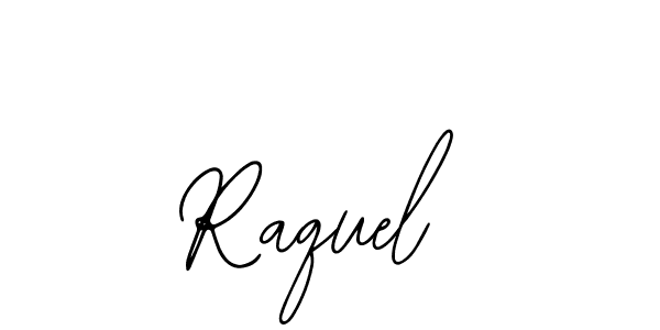 How to make Raquel name signature. Use Bearetta-2O07w style for creating short signs online. This is the latest handwritten sign. Raquel signature style 12 images and pictures png