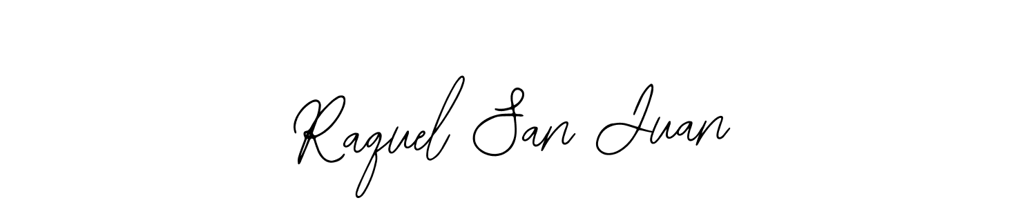 Similarly Bearetta-2O07w is the best handwritten signature design. Signature creator online .You can use it as an online autograph creator for name Raquel San Juan. Raquel San Juan signature style 12 images and pictures png