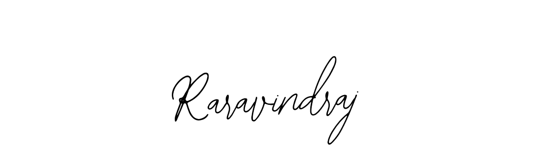 How to make Raravindraj name signature. Use Bearetta-2O07w style for creating short signs online. This is the latest handwritten sign. Raravindraj signature style 12 images and pictures png