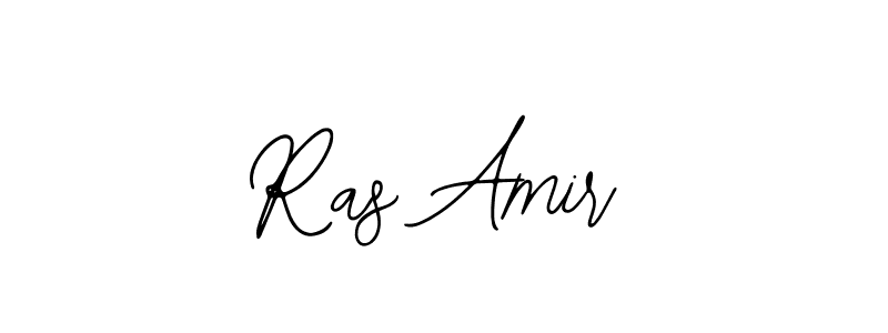 You should practise on your own different ways (Bearetta-2O07w) to write your name (Ras Amir) in signature. don't let someone else do it for you. Ras Amir signature style 12 images and pictures png