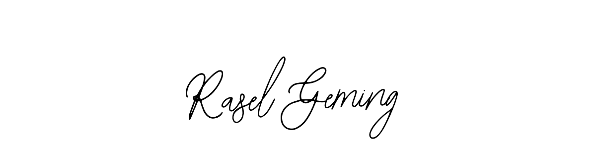 Rasel Geming stylish signature style. Best Handwritten Sign (Bearetta-2O07w) for my name. Handwritten Signature Collection Ideas for my name Rasel Geming. Rasel Geming signature style 12 images and pictures png
