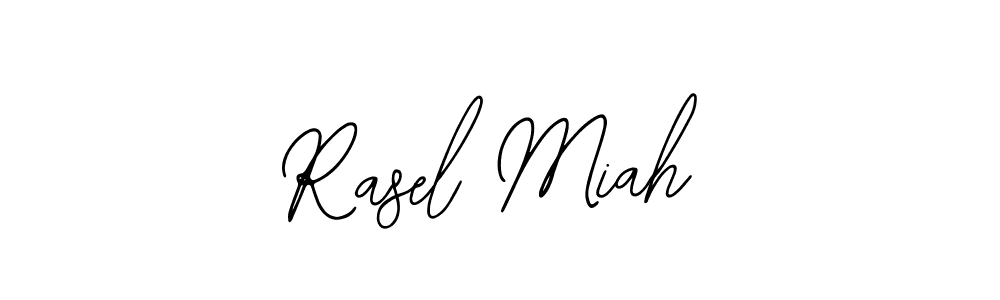 Similarly Bearetta-2O07w is the best handwritten signature design. Signature creator online .You can use it as an online autograph creator for name Rasel Miah. Rasel Miah signature style 12 images and pictures png