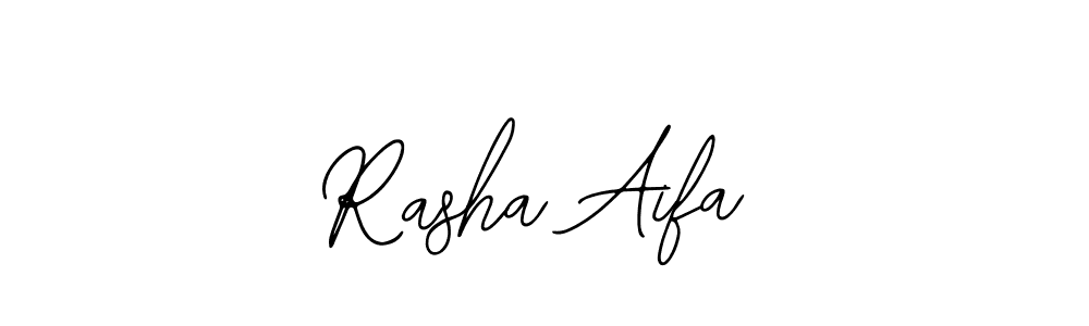 Make a beautiful signature design for name Rasha Aifa. With this signature (Bearetta-2O07w) style, you can create a handwritten signature for free. Rasha Aifa signature style 12 images and pictures png