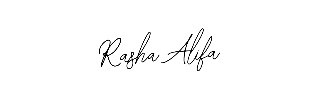 Create a beautiful signature design for name Rasha Alifa. With this signature (Bearetta-2O07w) fonts, you can make a handwritten signature for free. Rasha Alifa signature style 12 images and pictures png