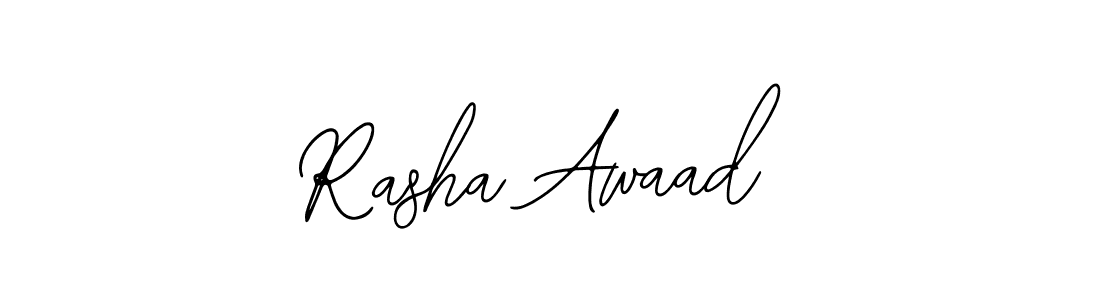 Rasha Awaad stylish signature style. Best Handwritten Sign (Bearetta-2O07w) for my name. Handwritten Signature Collection Ideas for my name Rasha Awaad. Rasha Awaad signature style 12 images and pictures png