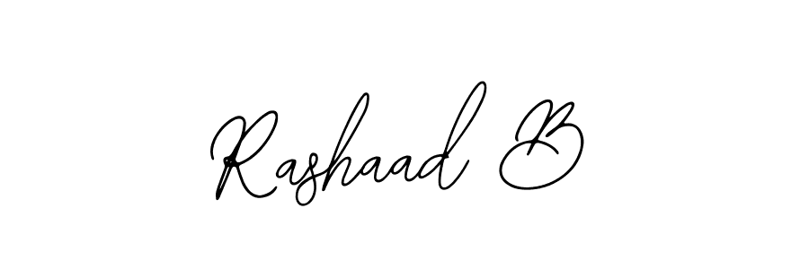 Rashaad B stylish signature style. Best Handwritten Sign (Bearetta-2O07w) for my name. Handwritten Signature Collection Ideas for my name Rashaad B. Rashaad B signature style 12 images and pictures png