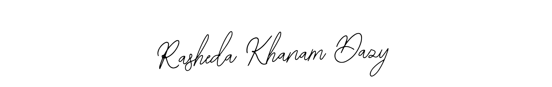 Rasheda Khanam Dazy stylish signature style. Best Handwritten Sign (Bearetta-2O07w) for my name. Handwritten Signature Collection Ideas for my name Rasheda Khanam Dazy. Rasheda Khanam Dazy signature style 12 images and pictures png