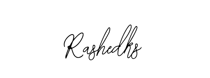 Make a beautiful signature design for name Rashedks. Use this online signature maker to create a handwritten signature for free. Rashedks signature style 12 images and pictures png