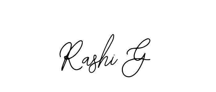 You should practise on your own different ways (Bearetta-2O07w) to write your name (Rashi G) in signature. don't let someone else do it for you. Rashi G signature style 12 images and pictures png