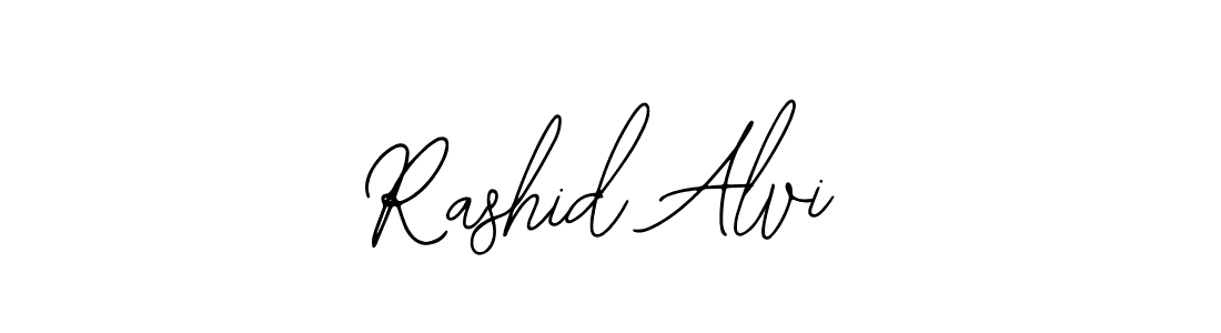 You should practise on your own different ways (Bearetta-2O07w) to write your name (Rashid Alvi) in signature. don't let someone else do it for you. Rashid Alvi signature style 12 images and pictures png