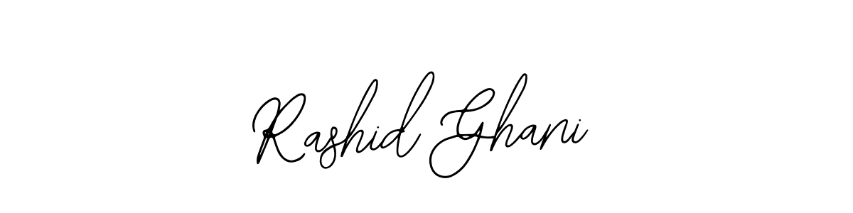 if you are searching for the best signature style for your name Rashid Ghani. so please give up your signature search. here we have designed multiple signature styles  using Bearetta-2O07w. Rashid Ghani signature style 12 images and pictures png