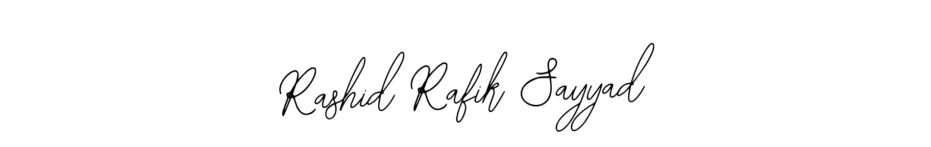 You can use this online signature creator to create a handwritten signature for the name Rashid Rafik Sayyad. This is the best online autograph maker. Rashid Rafik Sayyad signature style 12 images and pictures png