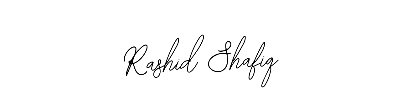 Also You can easily find your signature by using the search form. We will create Rashid Shafiq name handwritten signature images for you free of cost using Bearetta-2O07w sign style. Rashid Shafiq signature style 12 images and pictures png