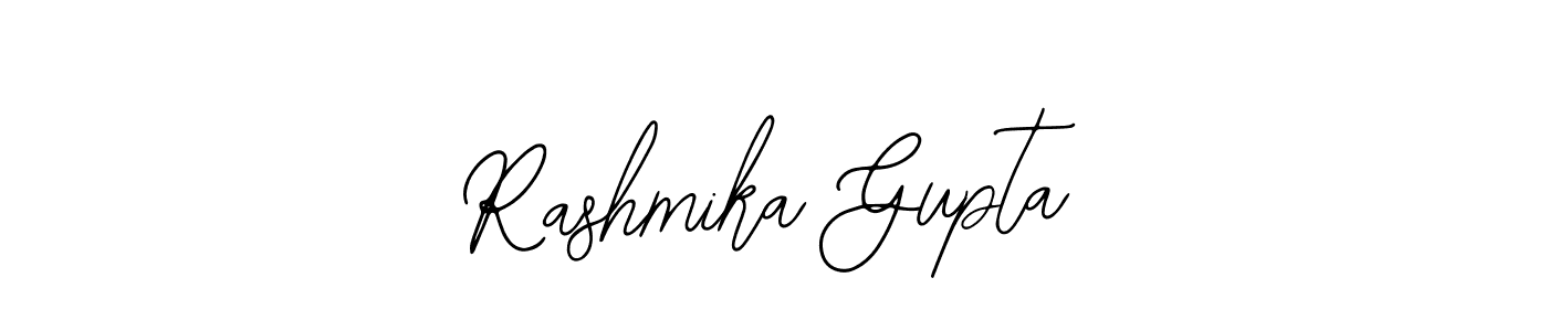 How to make Rashmika Gupta name signature. Use Bearetta-2O07w style for creating short signs online. This is the latest handwritten sign. Rashmika Gupta signature style 12 images and pictures png