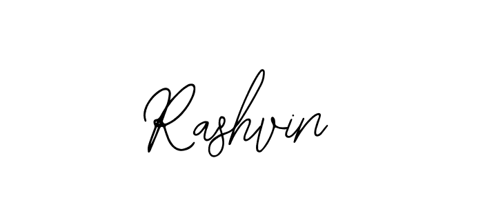 Use a signature maker to create a handwritten signature online. With this signature software, you can design (Bearetta-2O07w) your own signature for name Rashvin. Rashvin signature style 12 images and pictures png