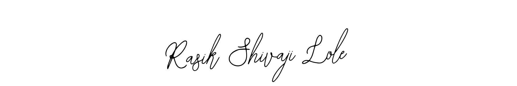 if you are searching for the best signature style for your name Rasik Shivaji Lole. so please give up your signature search. here we have designed multiple signature styles  using Bearetta-2O07w. Rasik Shivaji Lole signature style 12 images and pictures png