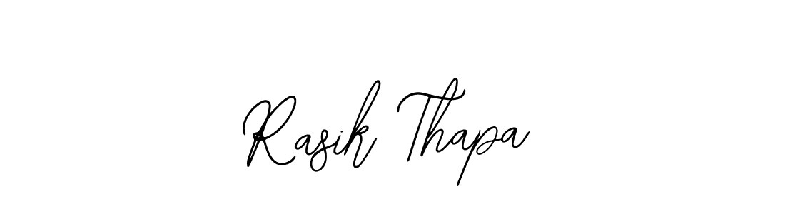 Create a beautiful signature design for name Rasik Thapa. With this signature (Bearetta-2O07w) fonts, you can make a handwritten signature for free. Rasik Thapa signature style 12 images and pictures png