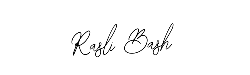 Make a beautiful signature design for name Rasli Bash. With this signature (Bearetta-2O07w) style, you can create a handwritten signature for free. Rasli Bash signature style 12 images and pictures png