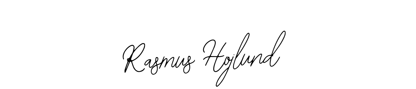 How to make Rasmus Hojlund name signature. Use Bearetta-2O07w style for creating short signs online. This is the latest handwritten sign. Rasmus Hojlund signature style 12 images and pictures png