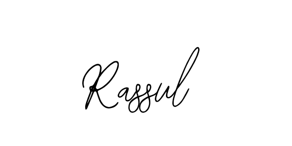 if you are searching for the best signature style for your name Rassul. so please give up your signature search. here we have designed multiple signature styles  using Bearetta-2O07w. Rassul signature style 12 images and pictures png