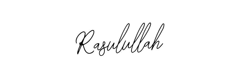 Also we have Rasulullah name is the best signature style. Create professional handwritten signature collection using Bearetta-2O07w autograph style. Rasulullah signature style 12 images and pictures png