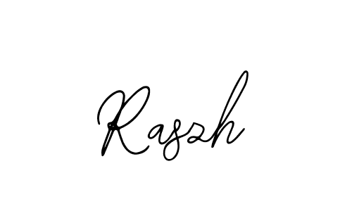Use a signature maker to create a handwritten signature online. With this signature software, you can design (Bearetta-2O07w) your own signature for name Raszh. Raszh signature style 12 images and pictures png