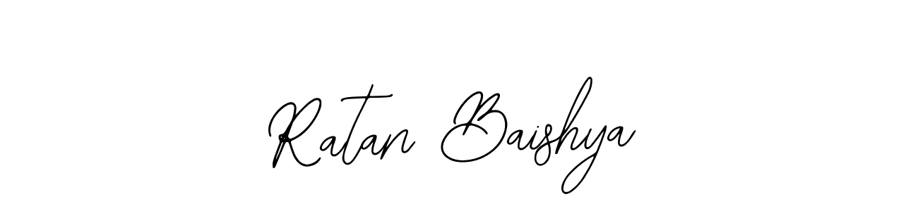 How to make Ratan Baishya name signature. Use Bearetta-2O07w style for creating short signs online. This is the latest handwritten sign. Ratan Baishya signature style 12 images and pictures png