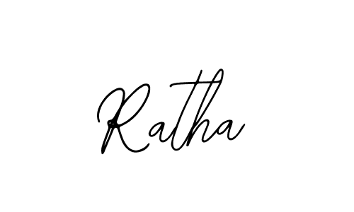 How to make Ratha name signature. Use Bearetta-2O07w style for creating short signs online. This is the latest handwritten sign. Ratha signature style 12 images and pictures png