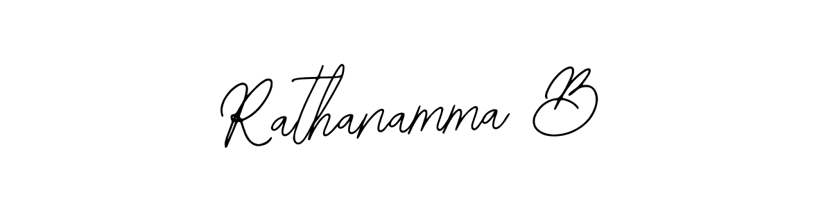 How to make Rathanamma B signature? Bearetta-2O07w is a professional autograph style. Create handwritten signature for Rathanamma B name. Rathanamma B signature style 12 images and pictures png