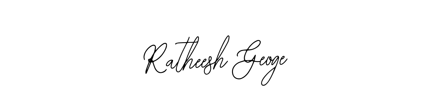 This is the best signature style for the Ratheesh Geoge name. Also you like these signature font (Bearetta-2O07w). Mix name signature. Ratheesh Geoge signature style 12 images and pictures png