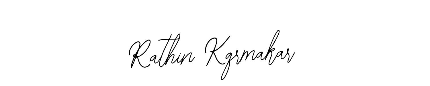 How to make Rathin Kqrmakar name signature. Use Bearetta-2O07w style for creating short signs online. This is the latest handwritten sign. Rathin Kqrmakar signature style 12 images and pictures png