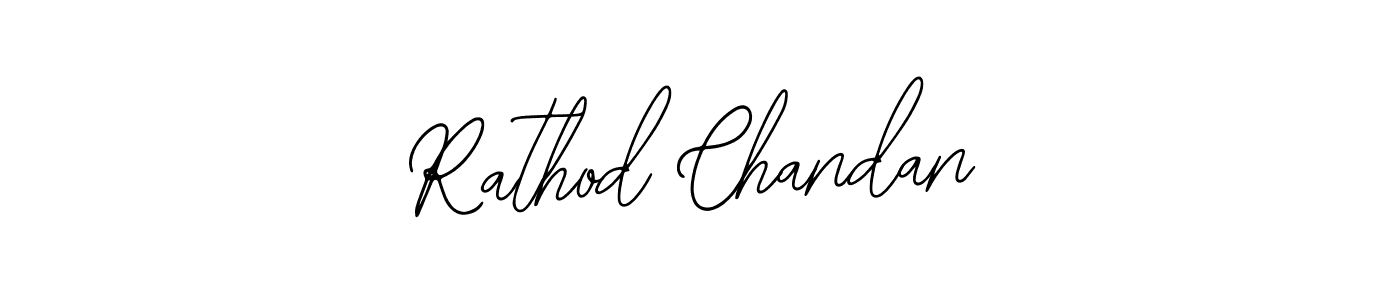 How to make Rathod Chandan name signature. Use Bearetta-2O07w style for creating short signs online. This is the latest handwritten sign. Rathod Chandan signature style 12 images and pictures png