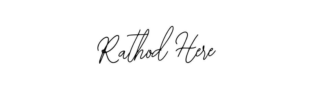 Rathod Here stylish signature style. Best Handwritten Sign (Bearetta-2O07w) for my name. Handwritten Signature Collection Ideas for my name Rathod Here. Rathod Here signature style 12 images and pictures png