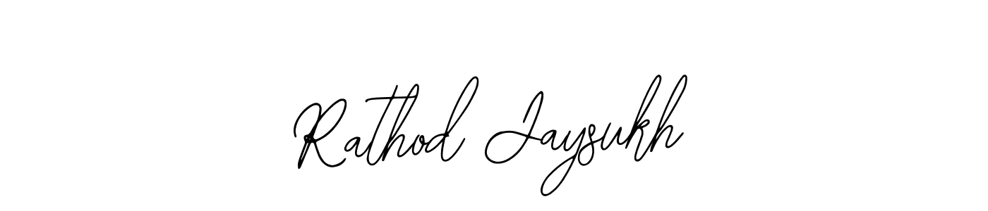 Bearetta-2O07w is a professional signature style that is perfect for those who want to add a touch of class to their signature. It is also a great choice for those who want to make their signature more unique. Get Rathod Jaysukh name to fancy signature for free. Rathod Jaysukh signature style 12 images and pictures png