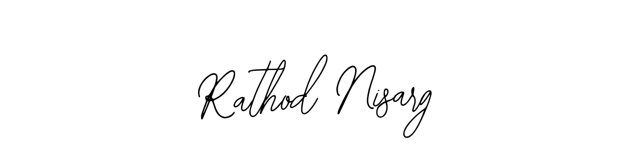 How to Draw Rathod Nisarg signature style? Bearetta-2O07w is a latest design signature styles for name Rathod Nisarg. Rathod Nisarg signature style 12 images and pictures png