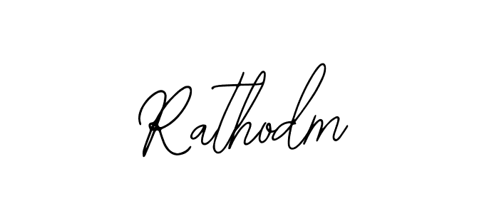 Rathodm stylish signature style. Best Handwritten Sign (Bearetta-2O07w) for my name. Handwritten Signature Collection Ideas for my name Rathodm. Rathodm signature style 12 images and pictures png