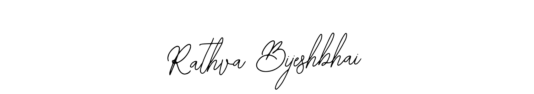 Use a signature maker to create a handwritten signature online. With this signature software, you can design (Bearetta-2O07w) your own signature for name Rathva Bijeshbhai. Rathva Bijeshbhai signature style 12 images and pictures png