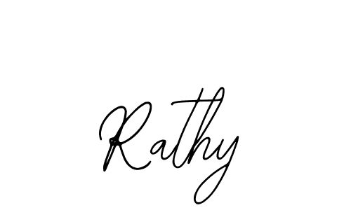 You should practise on your own different ways (Bearetta-2O07w) to write your name (Rathy) in signature. don't let someone else do it for you. Rathy signature style 12 images and pictures png