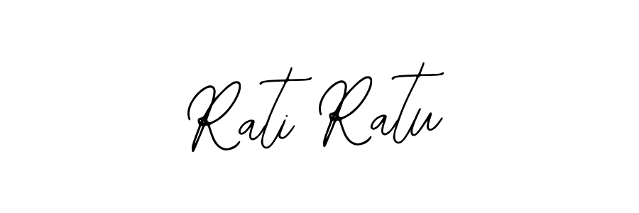 Design your own signature with our free online signature maker. With this signature software, you can create a handwritten (Bearetta-2O07w) signature for name Rati Ratu. Rati Ratu signature style 12 images and pictures png