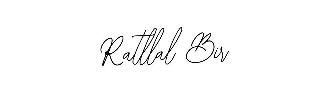 How to make Ratllal Bir name signature. Use Bearetta-2O07w style for creating short signs online. This is the latest handwritten sign. Ratllal Bir signature style 12 images and pictures png