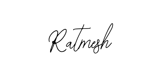 Use a signature maker to create a handwritten signature online. With this signature software, you can design (Bearetta-2O07w) your own signature for name Ratmesh. Ratmesh signature style 12 images and pictures png