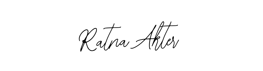 Use a signature maker to create a handwritten signature online. With this signature software, you can design (Bearetta-2O07w) your own signature for name Ratna Akter. Ratna Akter signature style 12 images and pictures png