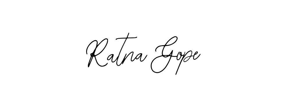 Similarly Bearetta-2O07w is the best handwritten signature design. Signature creator online .You can use it as an online autograph creator for name Ratna Gope. Ratna Gope signature style 12 images and pictures png