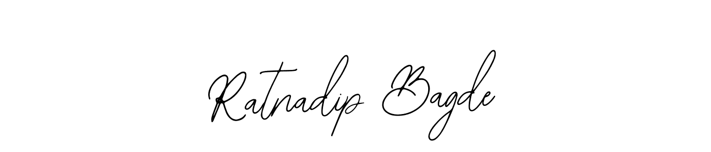 if you are searching for the best signature style for your name Ratnadip Bagde. so please give up your signature search. here we have designed multiple signature styles  using Bearetta-2O07w. Ratnadip Bagde signature style 12 images and pictures png