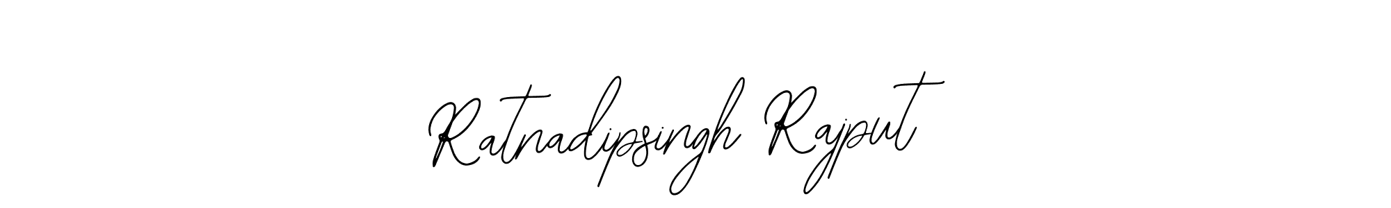 How to make Ratnadipsingh Rajput name signature. Use Bearetta-2O07w style for creating short signs online. This is the latest handwritten sign. Ratnadipsingh Rajput signature style 12 images and pictures png