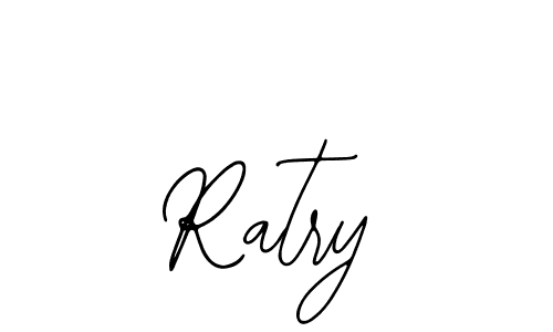 The best way (Bearetta-2O07w) to make a short signature is to pick only two or three words in your name. The name Ratry include a total of six letters. For converting this name. Ratry signature style 12 images and pictures png