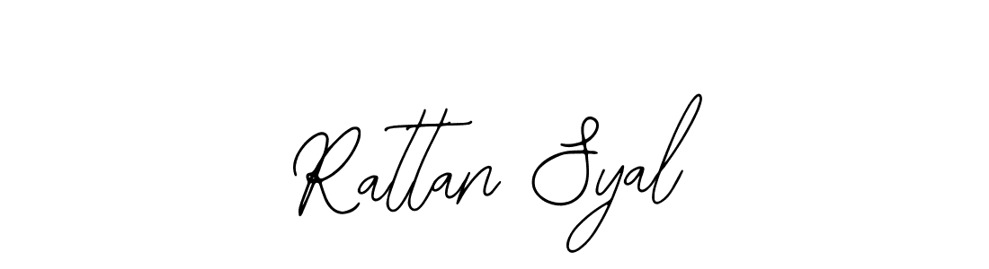 Make a beautiful signature design for name Rattan Syal. With this signature (Bearetta-2O07w) style, you can create a handwritten signature for free. Rattan Syal signature style 12 images and pictures png