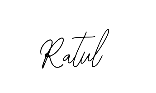 Design your own signature with our free online signature maker. With this signature software, you can create a handwritten (Bearetta-2O07w) signature for name Ratul. Ratul signature style 12 images and pictures png