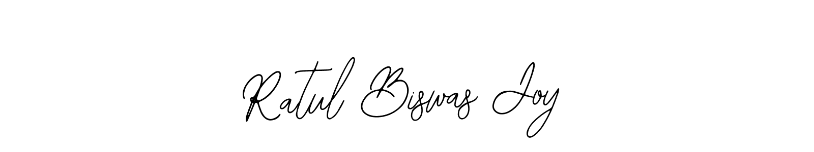 You can use this online signature creator to create a handwritten signature for the name Ratul Biswas Joy. This is the best online autograph maker. Ratul Biswas Joy signature style 12 images and pictures png