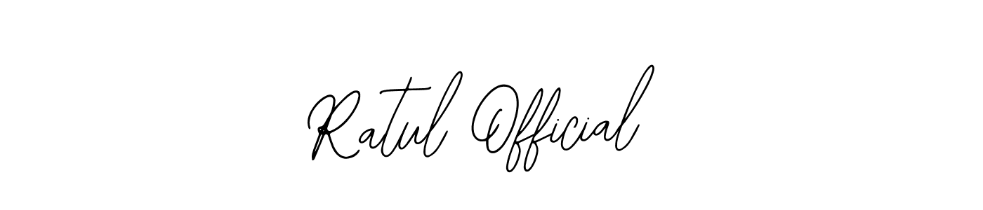 Make a beautiful signature design for name Ratul Official. With this signature (Bearetta-2O07w) style, you can create a handwritten signature for free. Ratul Official signature style 12 images and pictures png